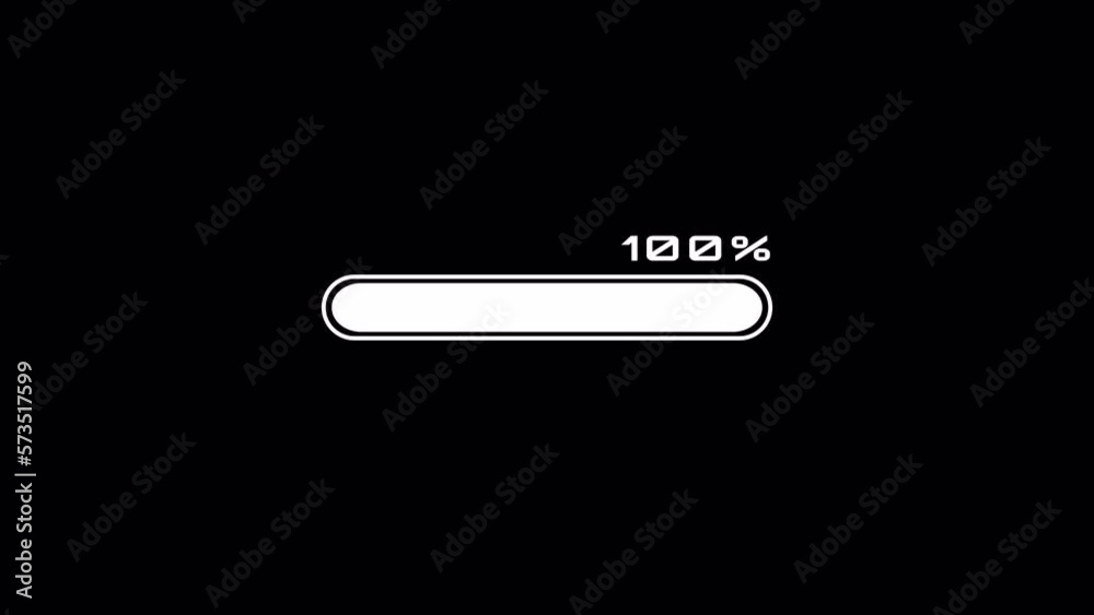 Loading scale. Video animation on transparent background. Video loading ...