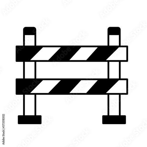 Barricade Vector Icon

