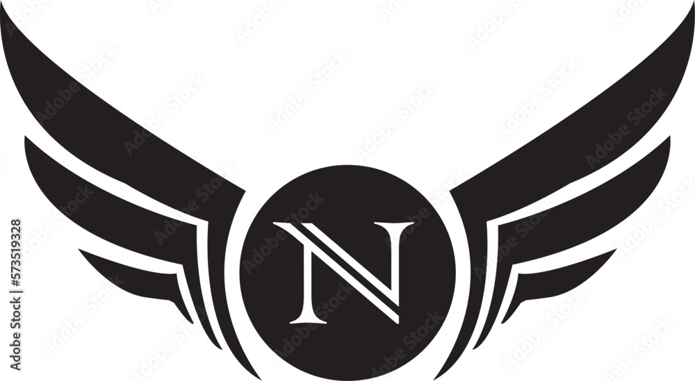 Obraz premium Cyclic N logo