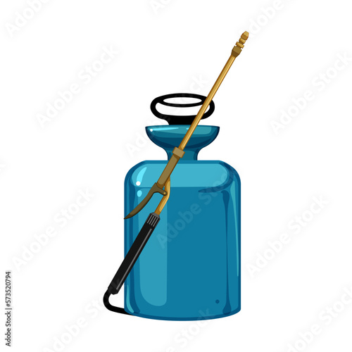 spray garden sprayer cartoon vector illustration