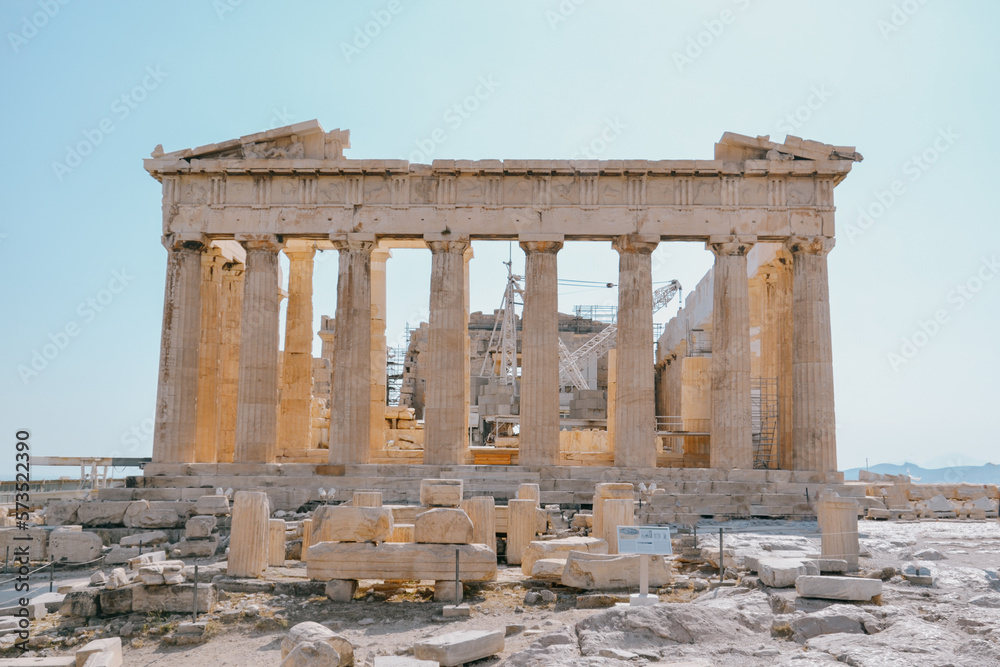 ruins of the greek temple of apollo, Acropolis, Greece