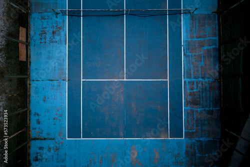 texture of old tennis courts