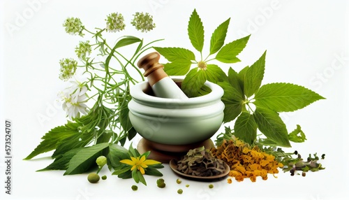 Herbal medicine concoction. Generative AI, Generative, AI