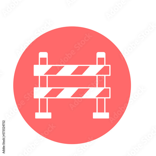 Barricade Vector Icon

