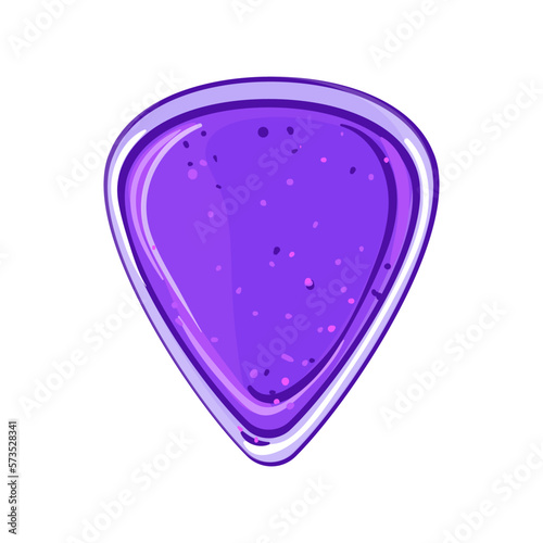 play guitar pick cartoon vector illustration