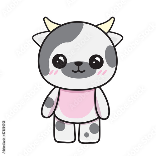 kawaii cute animal cow © TogsDesign