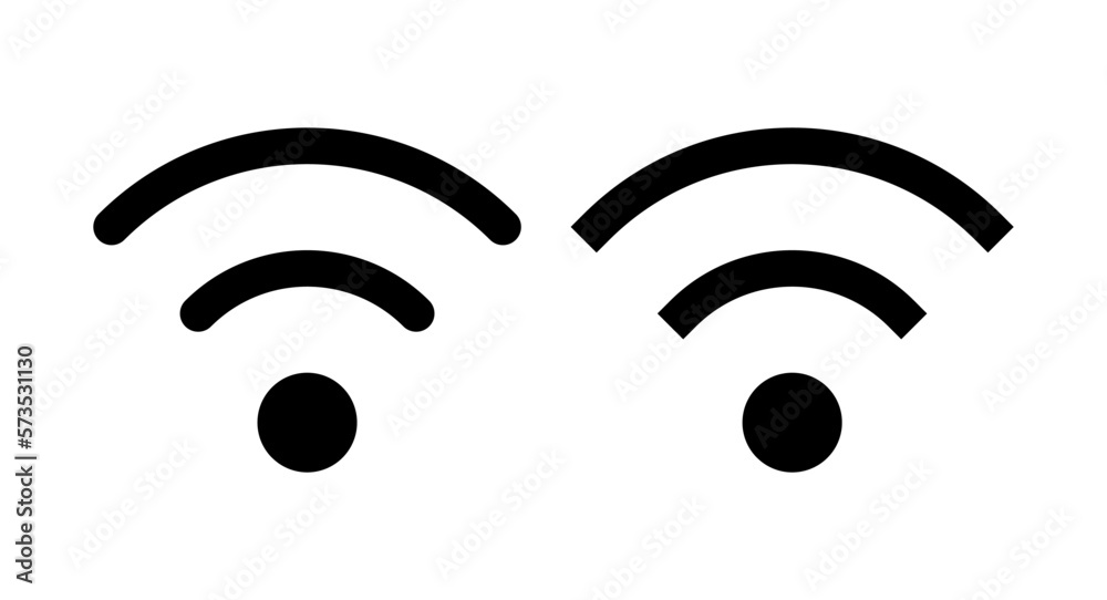 Wifi icon vector illustration. signal sign and symbol. Wireless icon Wifi icon vector illustration. signal sign and symbol. Wireless icon