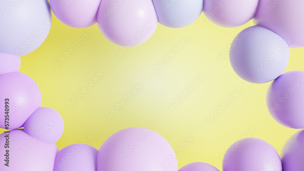 Abstract purple pastel 3d background. Copy space.