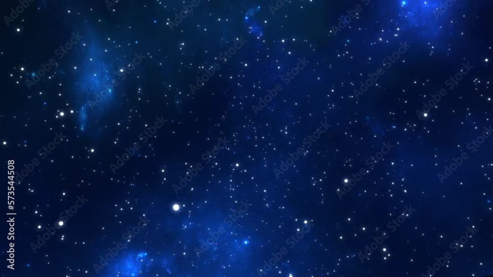  Looped endless journey through an infinite universe. Cosmic exploration of distant galaxies and constellations. The scientific background is repetitive. 4k footage