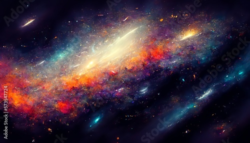 Space Galaxies Cosmos background © Antoine