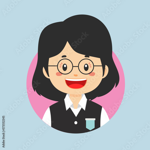 Avatar of a Teacher Character