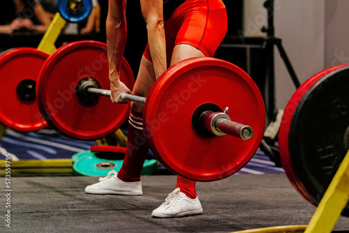 Εκτύπωση καμβά man powerlifter deadlift is a weight training exercise