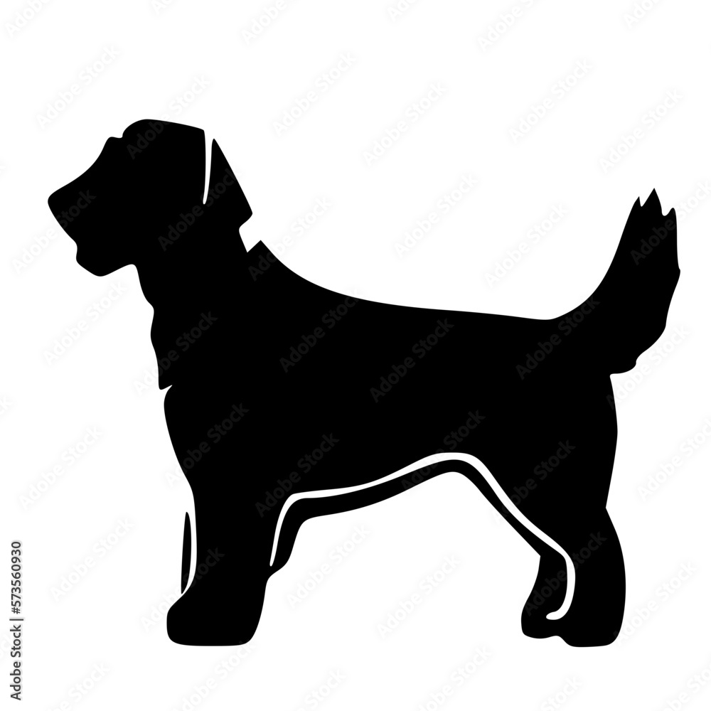 vector illustration of dog cartoon