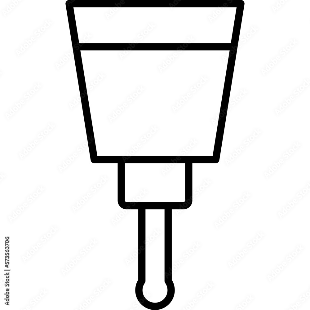 Fototapeta premium Putty Knife Icon