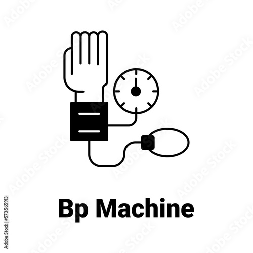 Bp machine Vector Icon  