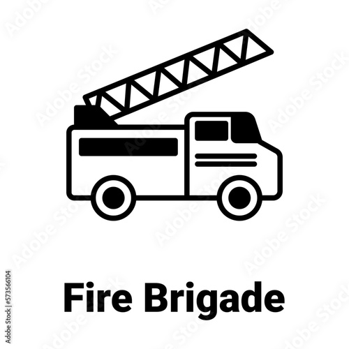 Fire brigade Vector Icon