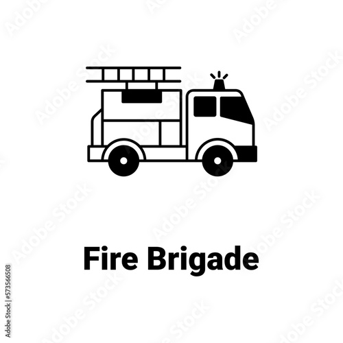 Fire brigade Vector Icon