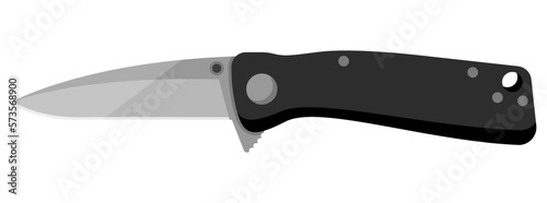 Jackknife. Cute jackknife isolated on white background. Vector illustration