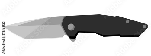 Jackknife. Cute jackknife isolated on white background. Vector illustration