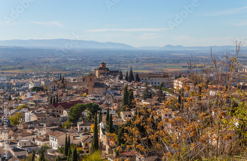 Fototapeta Naklejka Na Ścianę i Meble -  city of Granada in Andalusia