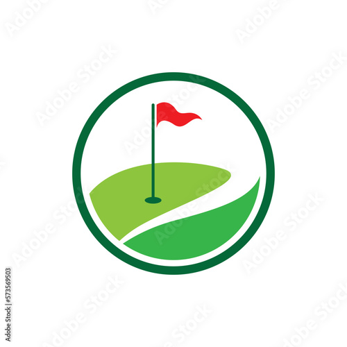 Golf logo images illustration
