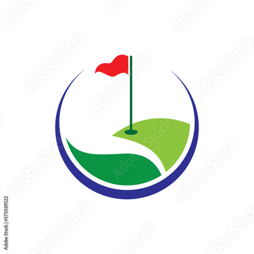 Golf logo images illustration