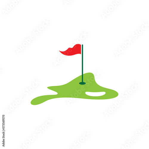Golf logo images illustration