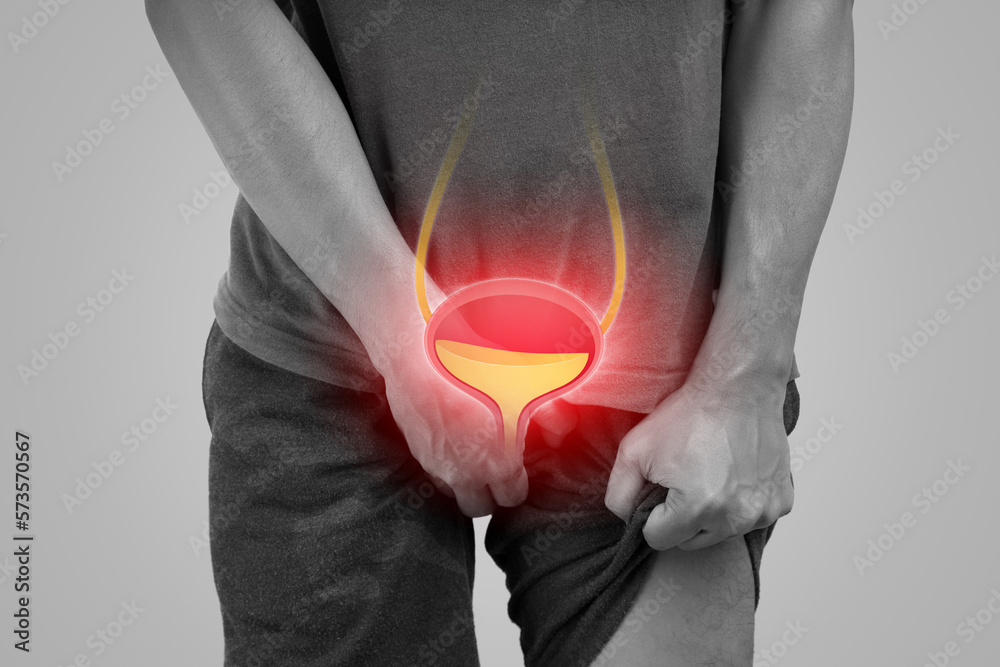 Ταπετσαρία Man wants to pee and is holding his bladder, Frequent urination in men, Urinary hesitancy symptoms