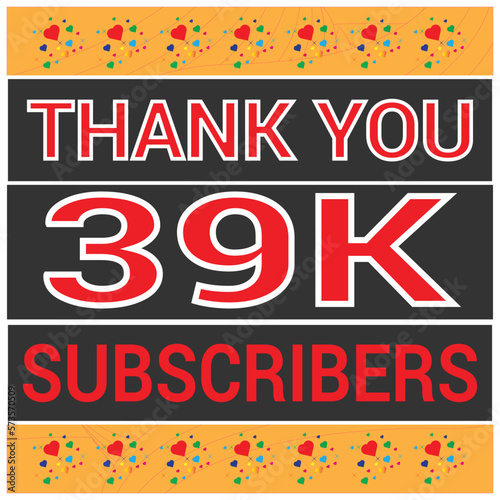 Wallpaper Mural 39 k Celebration. Thank you Subscribers Torontodigital.ca