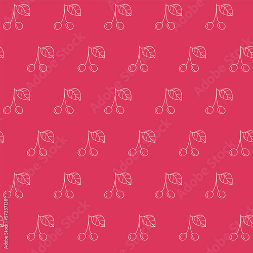 Vector cherry abstract seamless pattern background. Perfect for fabric, scrapbooking and wallpaper projects. 
