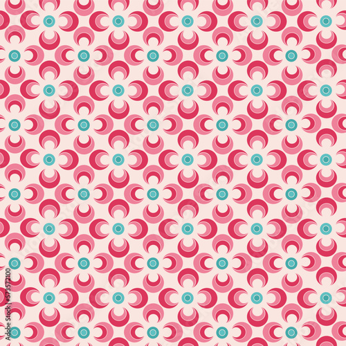 Vector geometric abstract seamless pattern background. Perfect for fabric, scrapbooking and wallpaper projects. 
