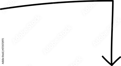 Roughly drawn hand drawn arrow / up / up