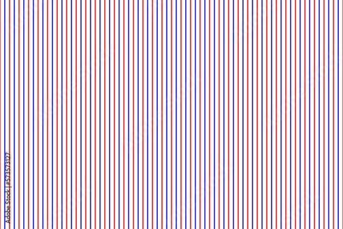 Red and blue vertical lines fabric pattern on white background vector. Wall and floor ceramic tiles seamless pattern.