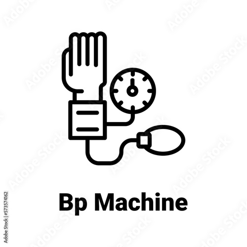Bp machine Vector Icon

