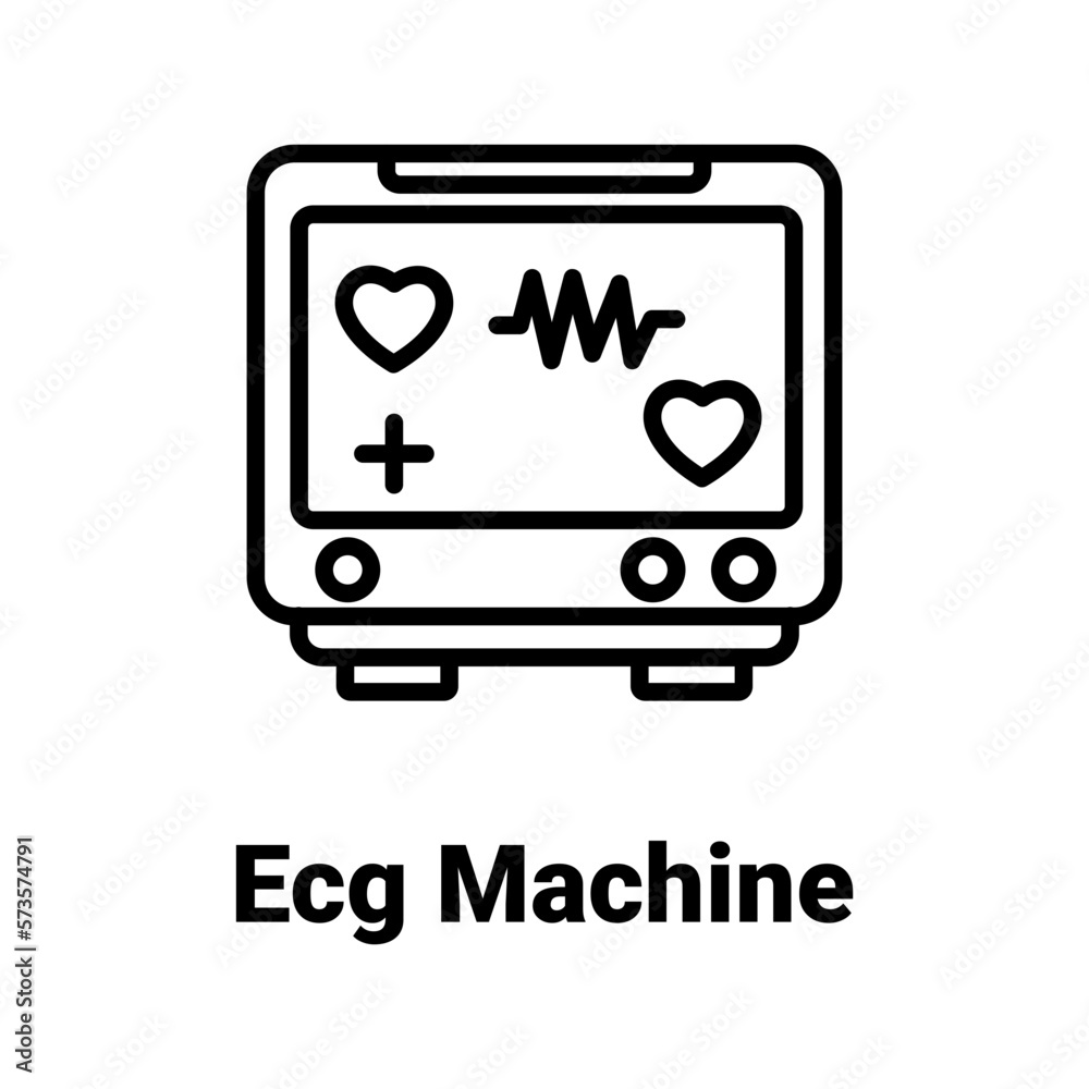Cardiovascular machine Vector Icon
Cardiovascular machine Vector Icon