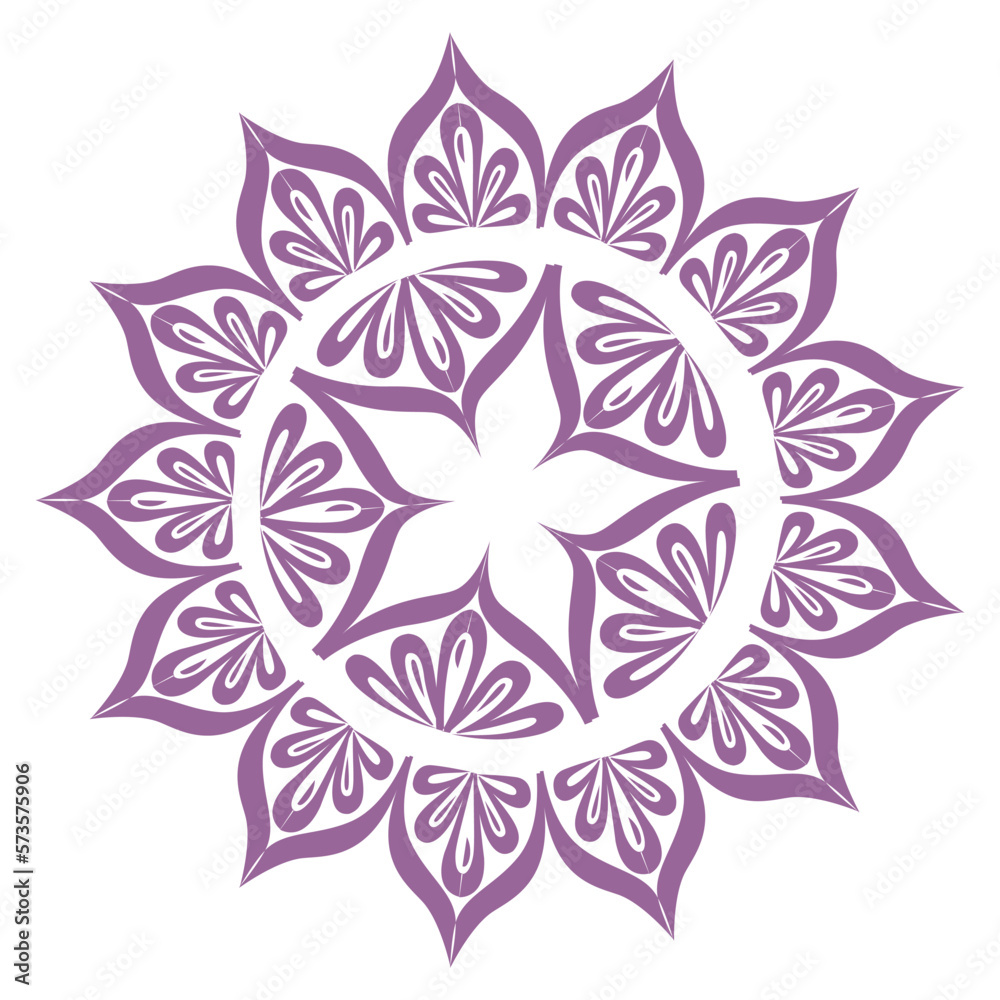 Fototapeta premium Luxury ornamental colorful mandala design background pattern