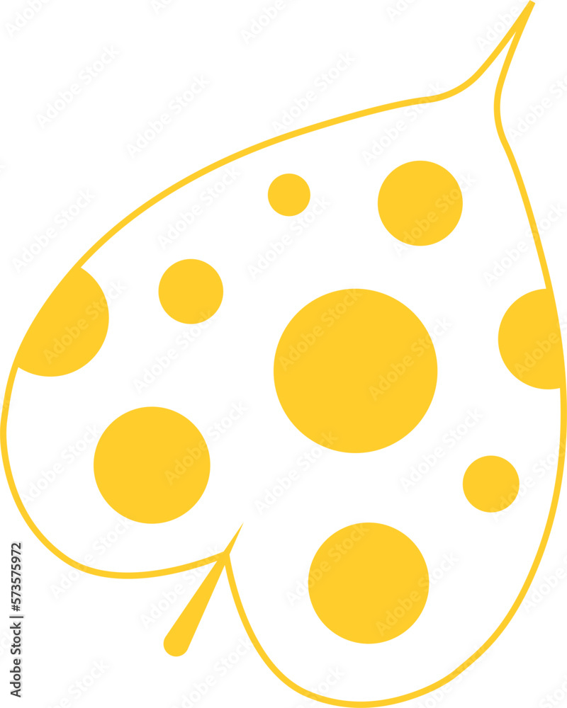 Fototapeta premium Pho leaf bodhi tree icon