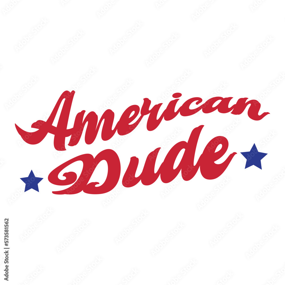 Retro 4th July T-shirt Design
