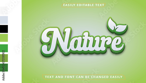 3d Text Vector Text Effect template Suitable for typeface needs.
