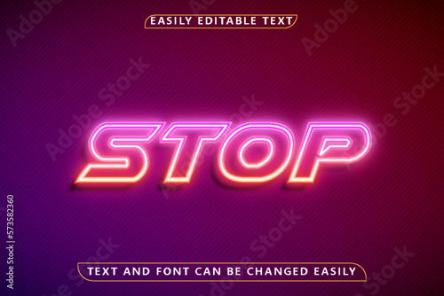 3d Text Vector Text Effect template Suitable for typeface needs. 