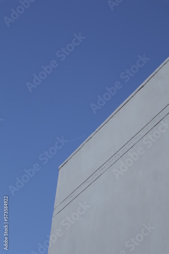 building with blue sky background
