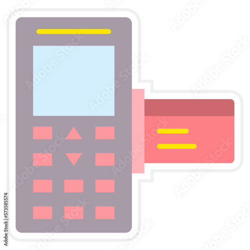 Post Terminal Sticker Icon