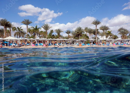 Vászonkép Diving in Sharm el-Sheikh - Spiaggia