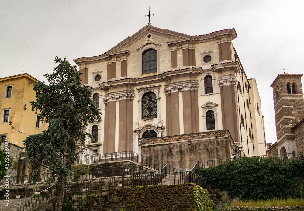 View of the parish church of Santa Maria Maggiore in Trieste Friuli Venezia Giulia - Italy