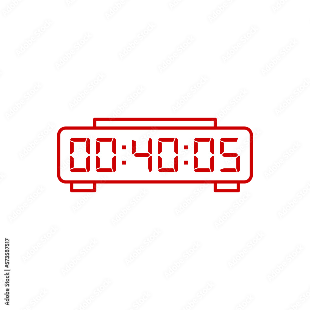 Digital, clock, led icon vector image. Can also be used for home electronics and appliances. Suitable for mobile apps, web apps and print media. Digital, clock, led icon vector image. Can also be used for home electronics and appliances. Suitable for mobile apps, web apps and print media.