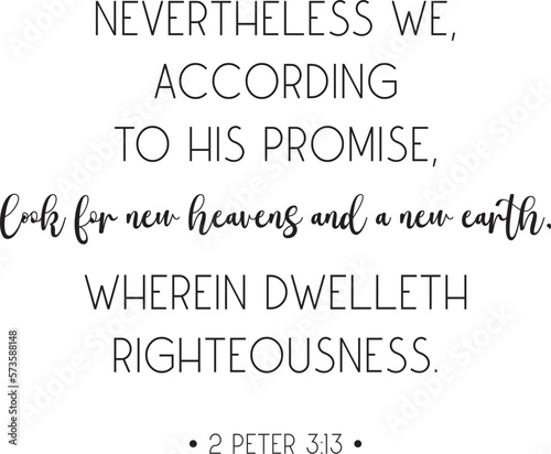 Encouraging Bible Verse, Christian Quote, Scripture Printable, vector illustration