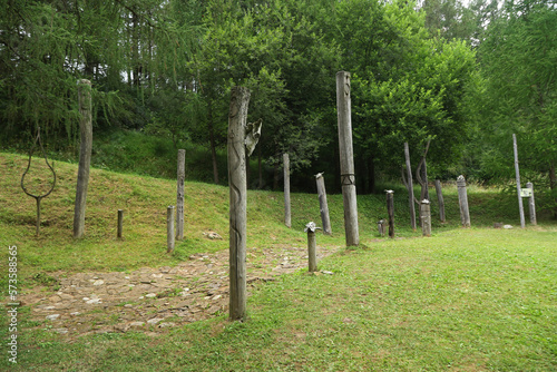 Havranok archaeological site in northern Slovakia