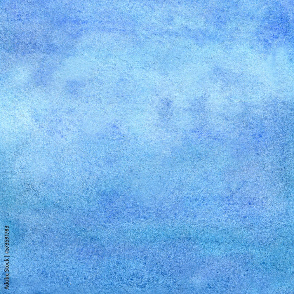 Blue watercolor background with spots, dots, blurred circles Blue watercolor background with spots, dots, blurred circles