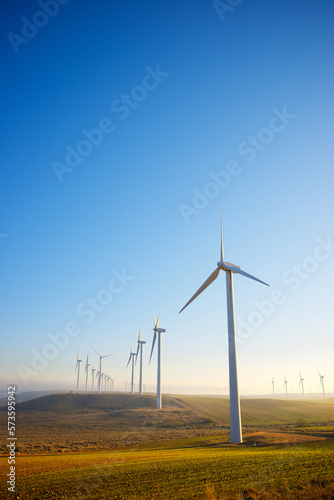 Wallpaper Mural Wind turbine generators for renewable electricity production Torontodigital.ca