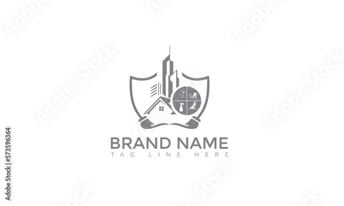 Creative Cleaning Concept Logo Design Template